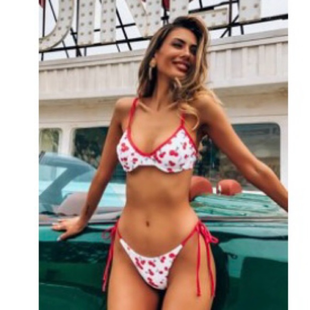 2 pc thong bottom swim suit
